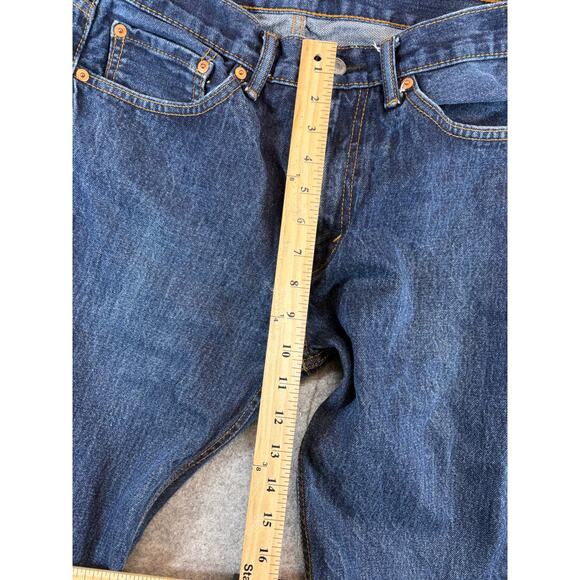 Vintage Y2K Levis 505 Red Tab Jeans Mens 32x30 Blue Straight Streetwear Casual - Picture 7 of 8